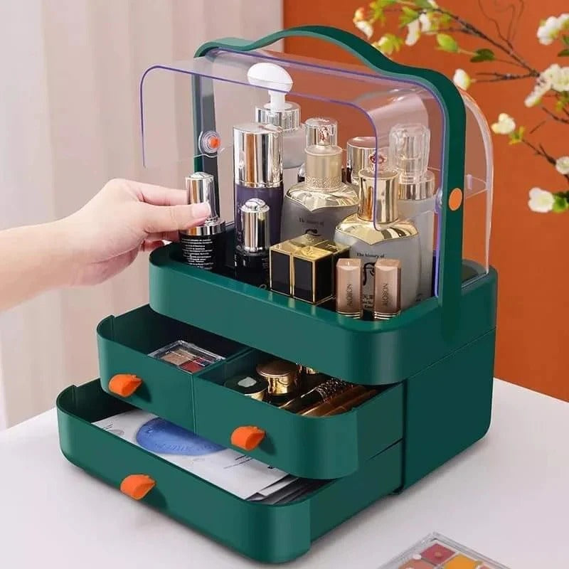 Acrylic Cosmetic Organizer With Multiple Drawers