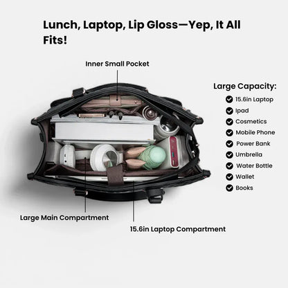 3-in-1 Quilted Tote Bag