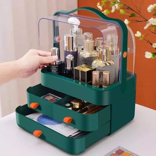 Acrylic Cosmetic Organizer With Multiple Drawers