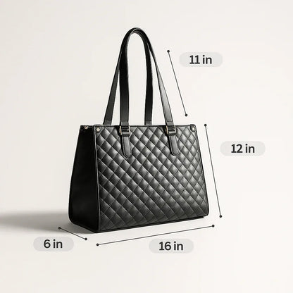 3-in-1 Quilted Tote Bag
